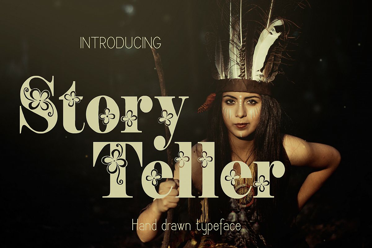 Storyteller font example image 1