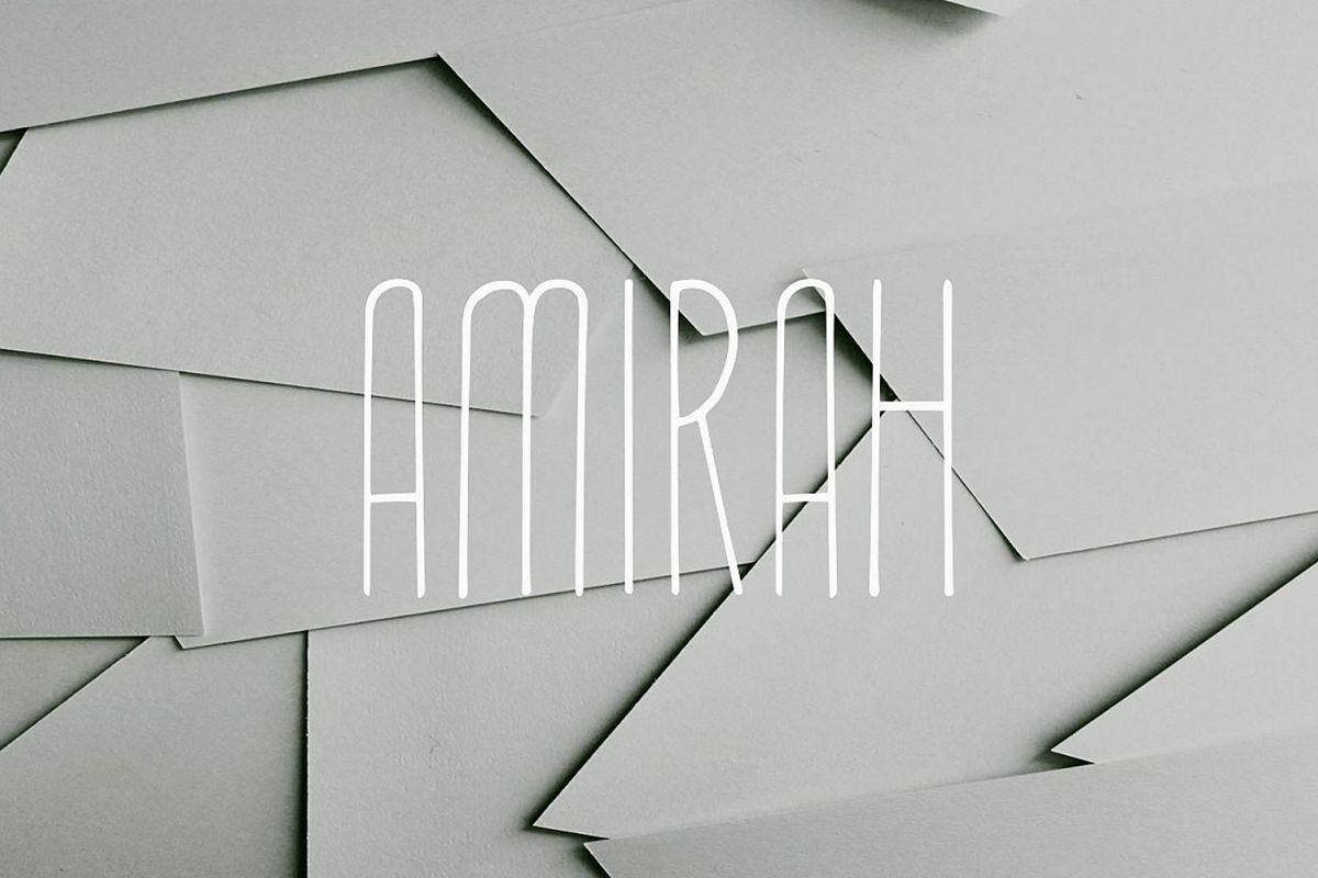 Amirah Display Font example image 1