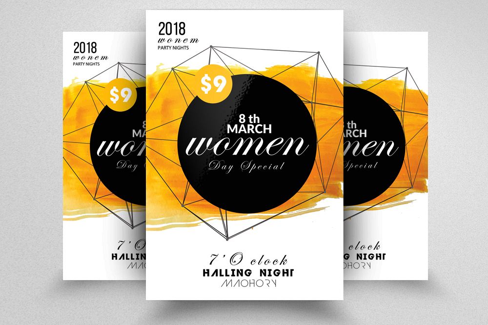 Women's Day Flyer example image 1