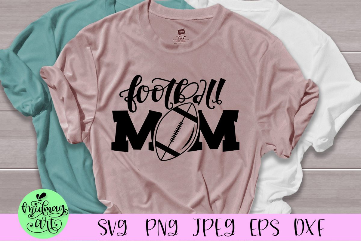 Football mom svg, football svg example image 1