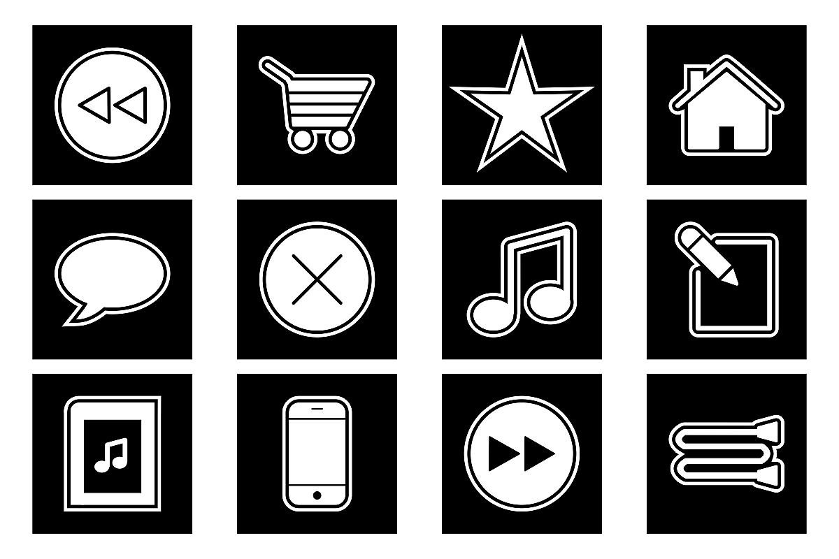 Set Of Multimedia Icons example image 1