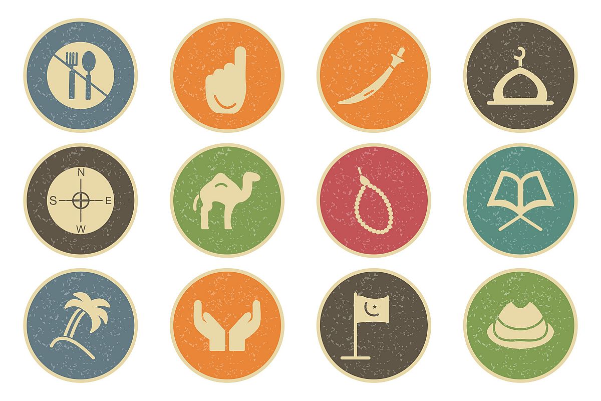 Set Of Ramadan Icons example image 1