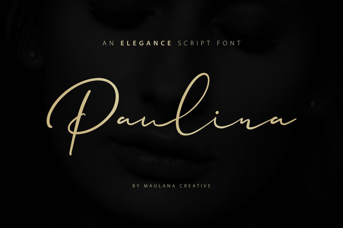 Paulina Elegance Script Font example image 1