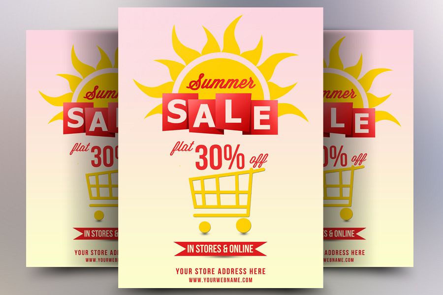 Summer Hot Sale Flyer example image 1
