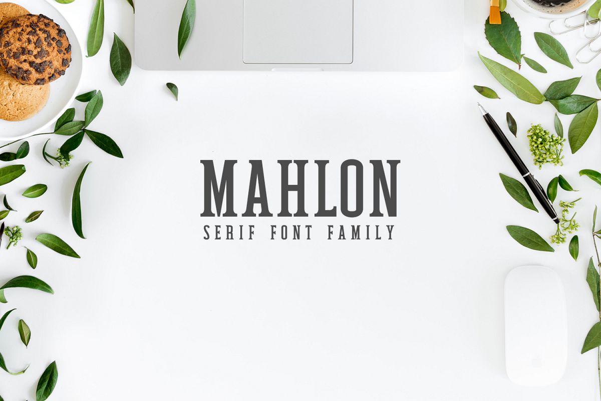 Mahlon Serif 3 Font Family Pack example image 1