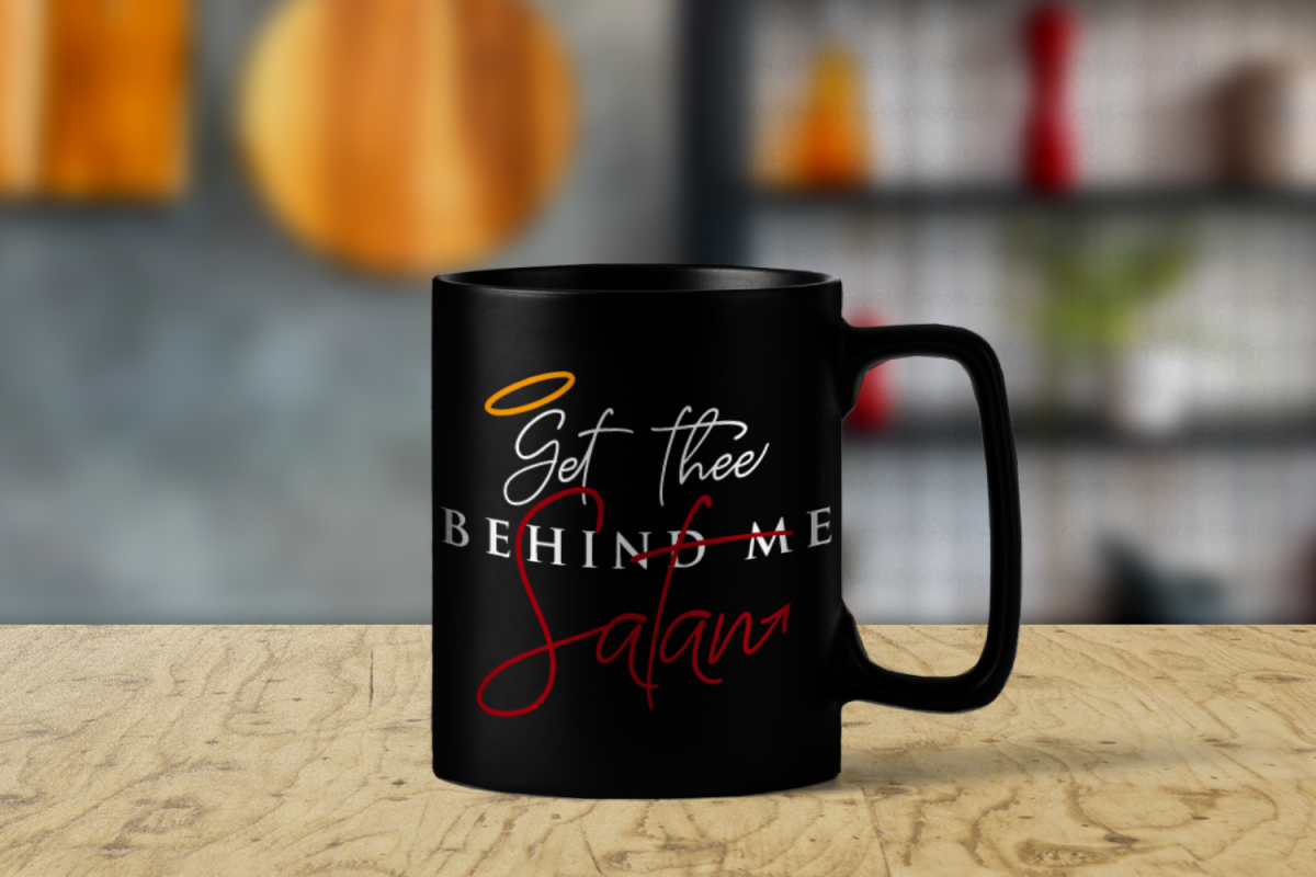Get Thee Behind Me Satan SVG File example image 1