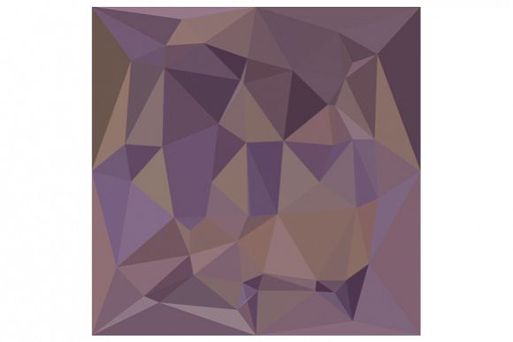 Medium Purple Abstract Low Polygon Background example image 1