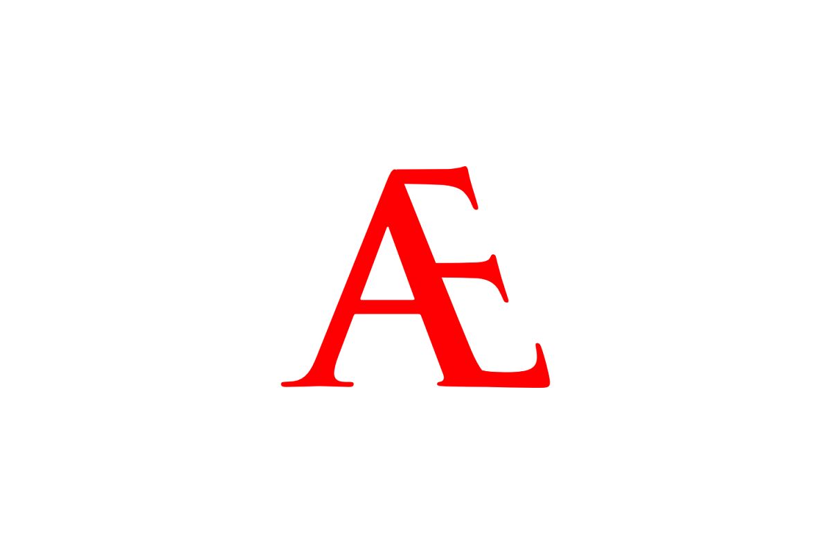 ae letter logo example image 1