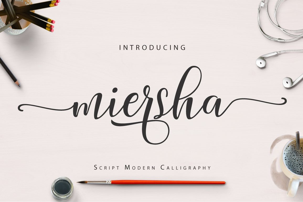 Miersha script example image 1
