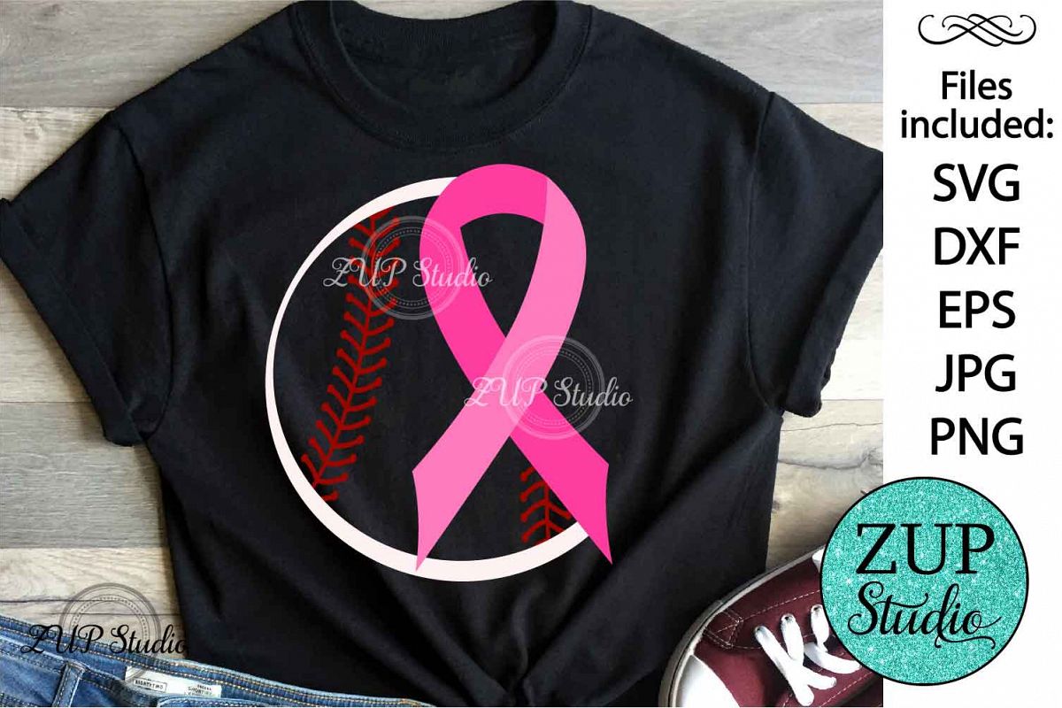 Baseball ribbon SVG Digital Design Cutting File 171 example image 1