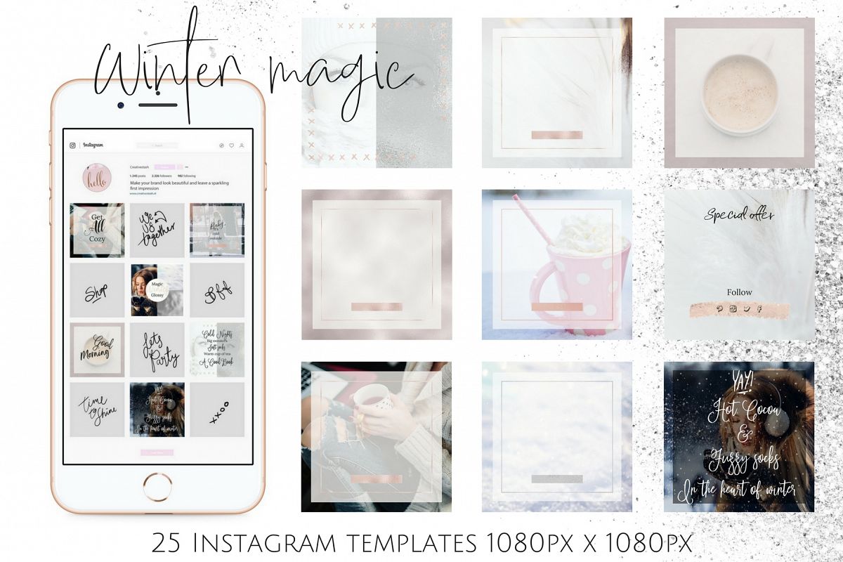Instagram winter bundle example image 1