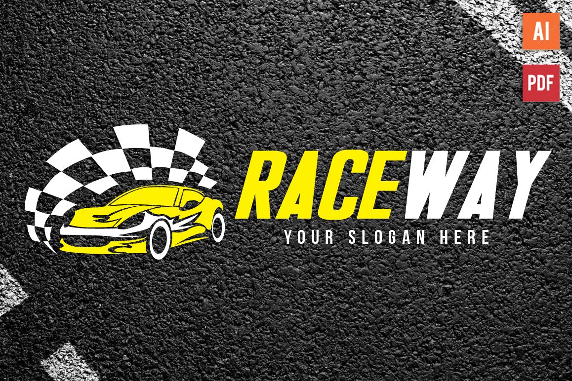 Auto Race Car Logo Template example image 1