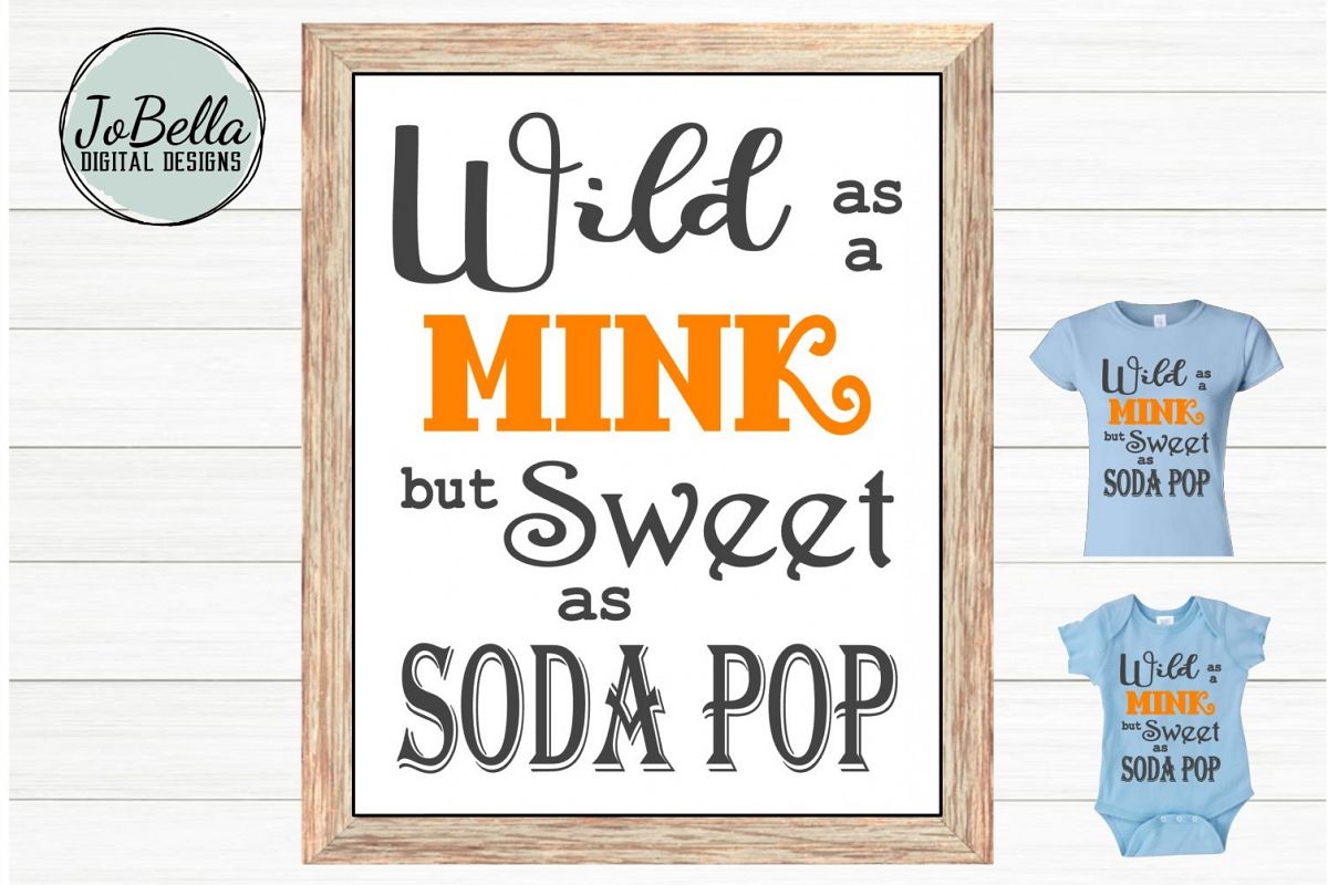 Tennessee SVG and Printable- Wild As A Mink But Sweet... example image 1