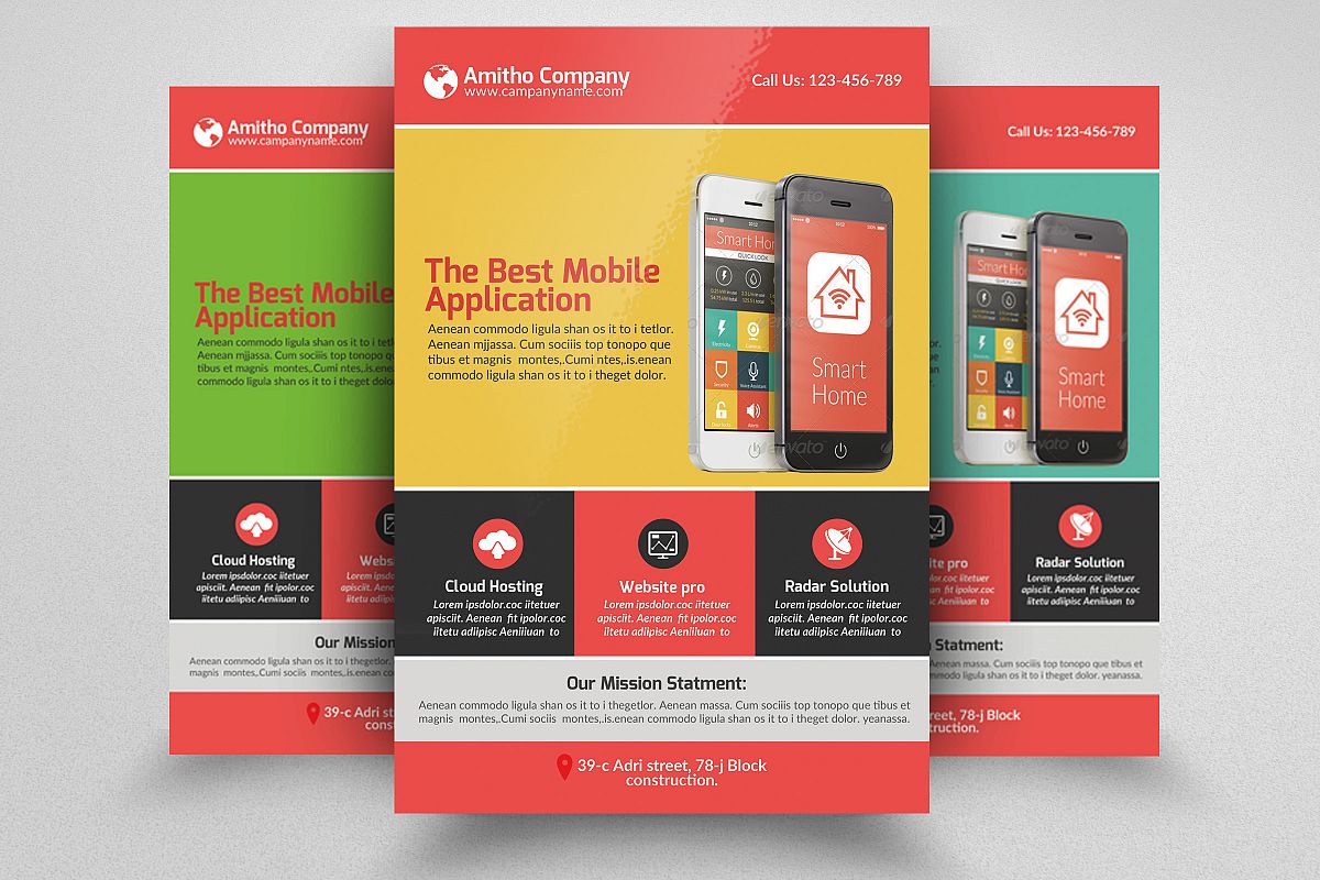 Mobile Apps Flyers example image 1