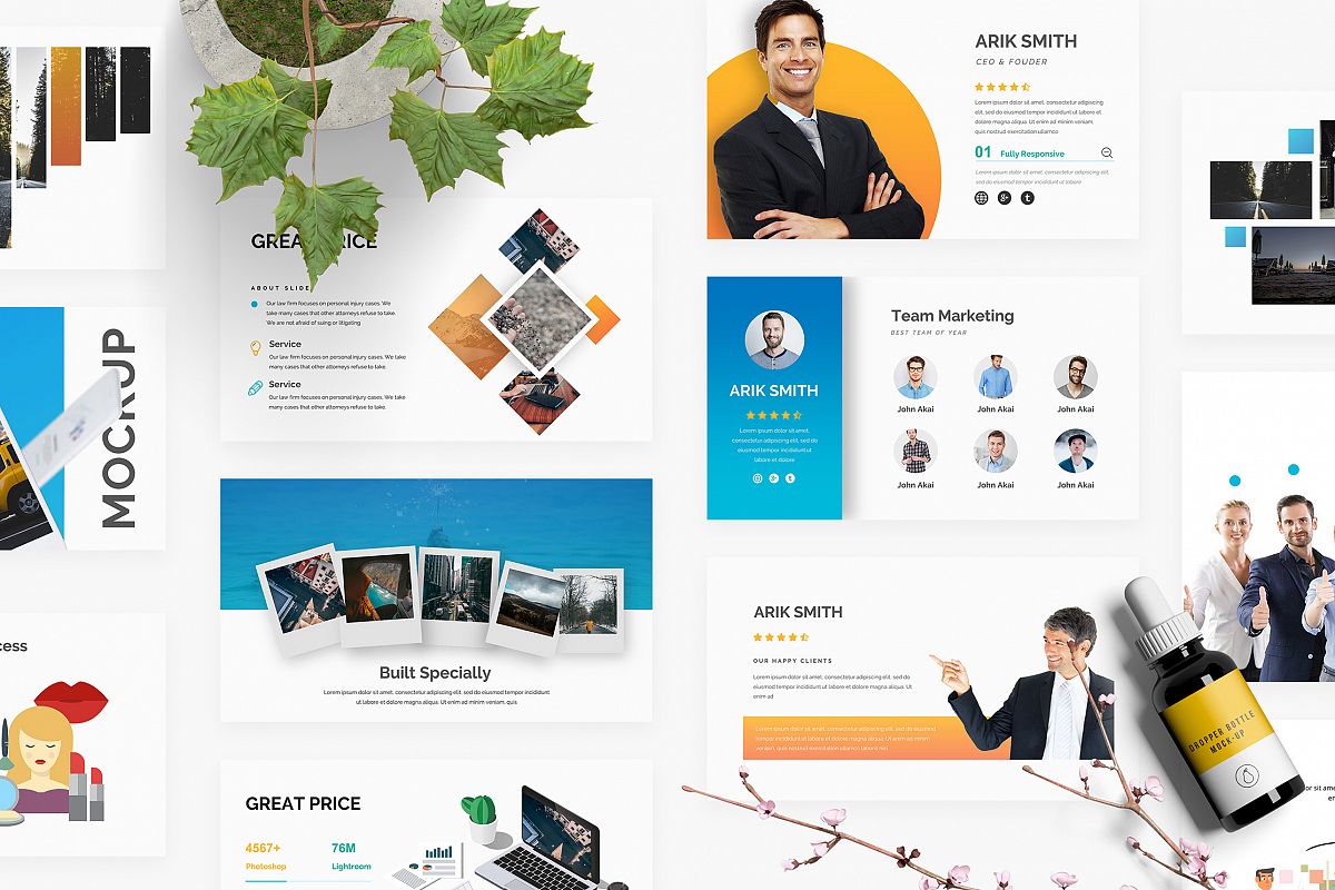 Mongo Multipurpose Powerpoint Template example image 1