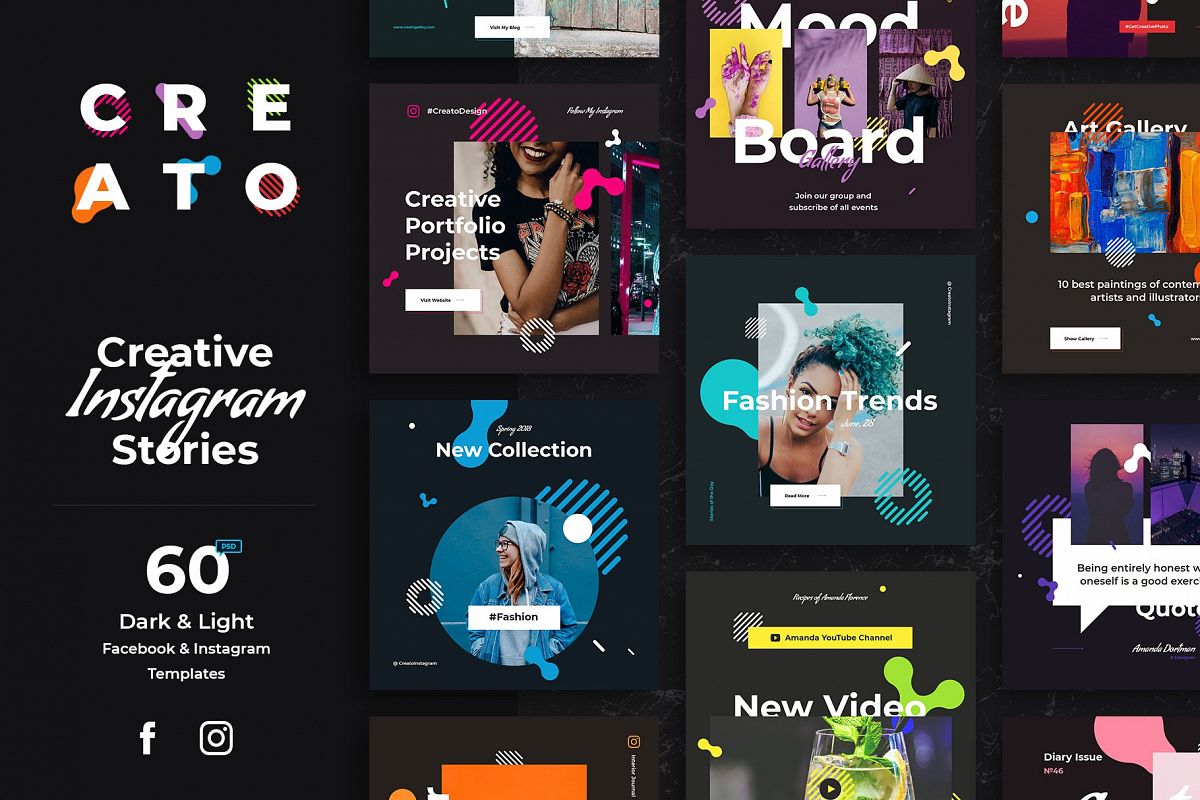 Creato Social Media Templates example image 1