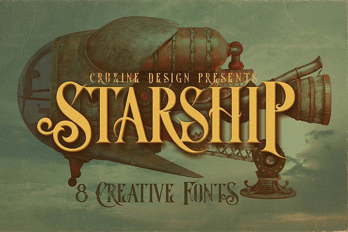 Starship Typeface example image 1