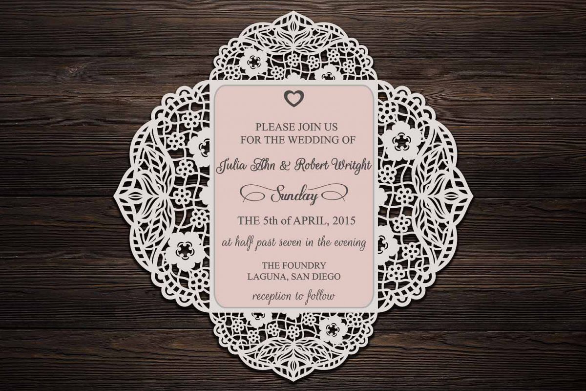 Download four fold wedding invitation cricut wedding invitation svg ...