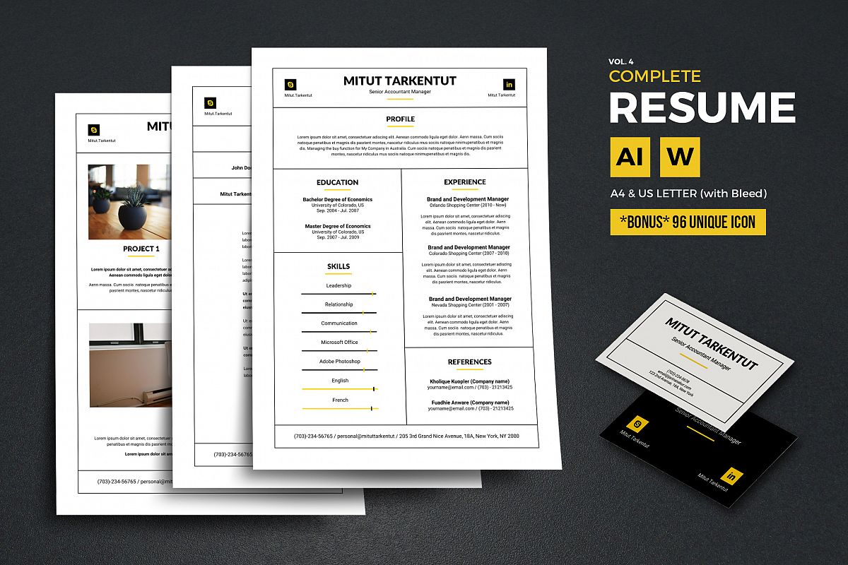 Resume example image 1