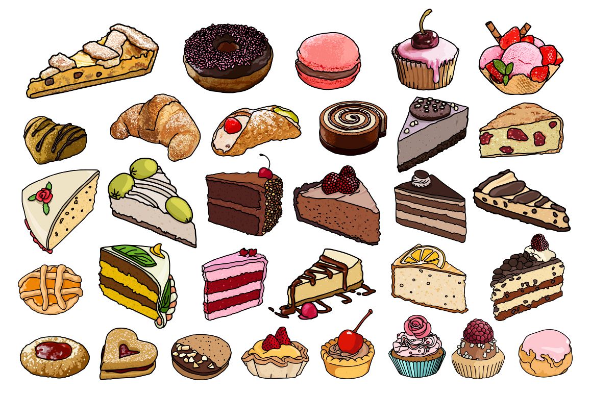 Sweet Food vector