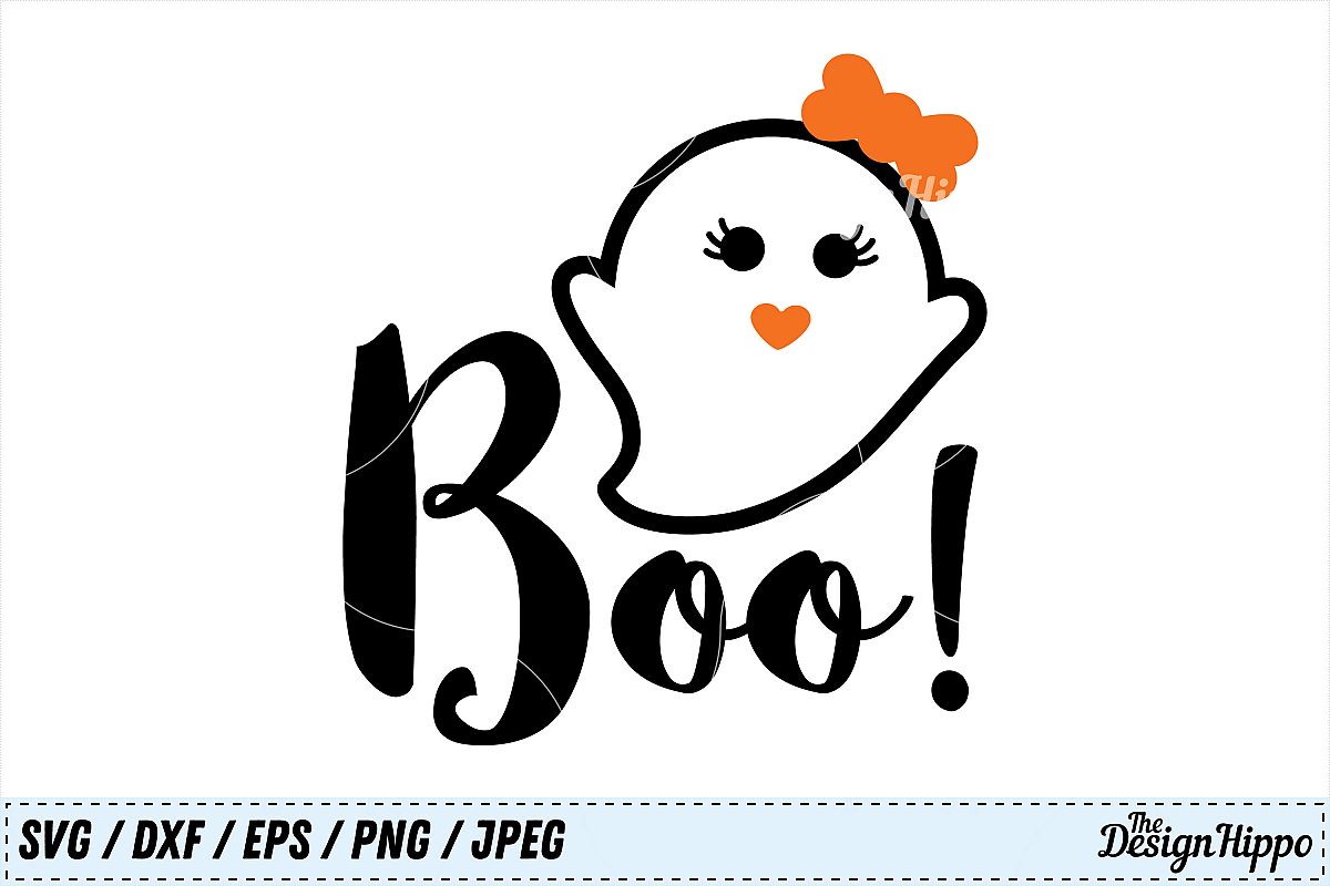 Boo SVG, Bow SVG, Halloween SVG, Ghost SVG, Ghouls SVG, PNG (129055