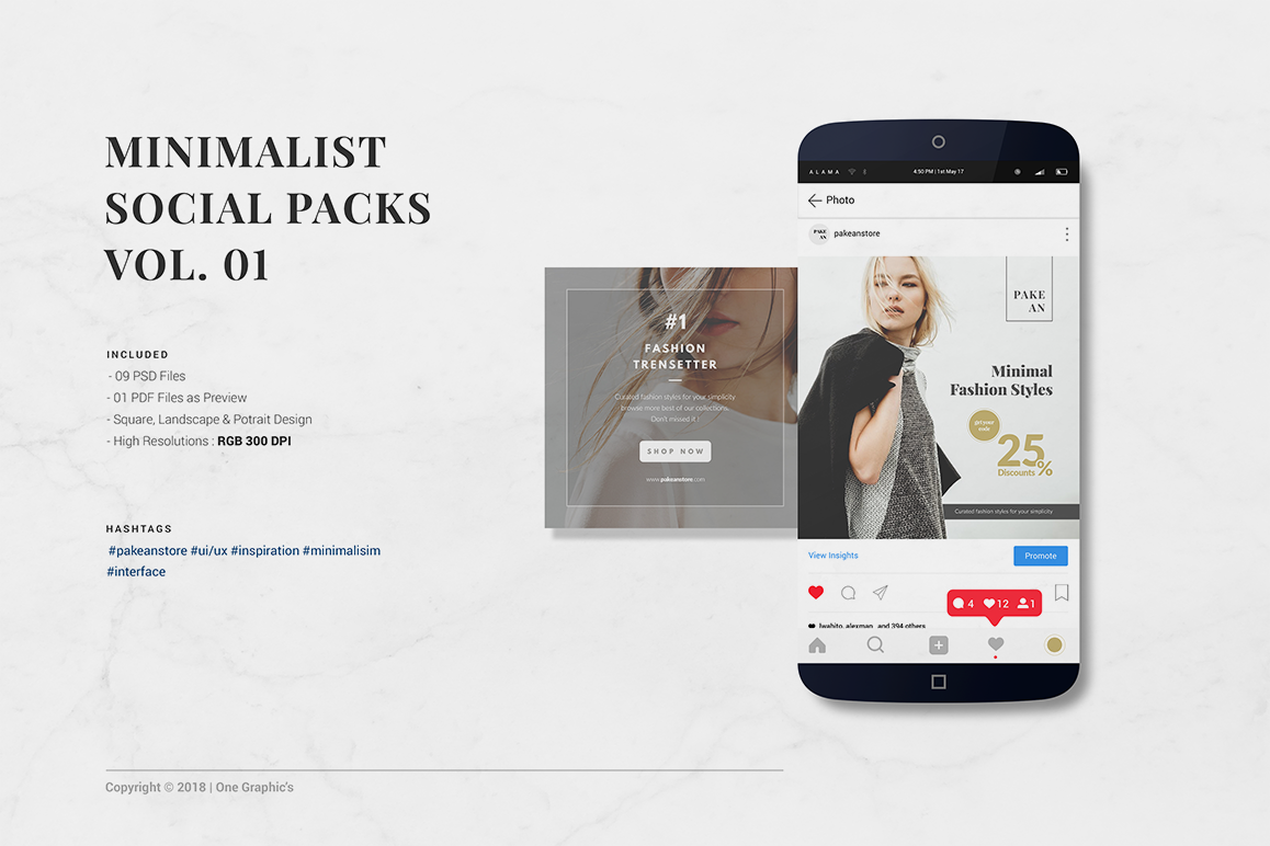 Minimalist Social Packs example image 1