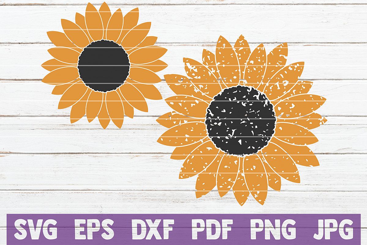 Sunflower SVG Cut Files | commercial use