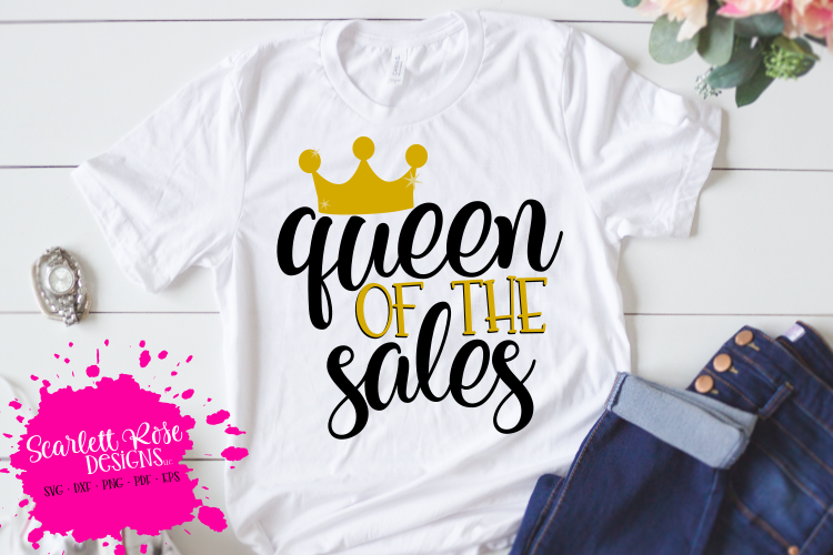 Queen of the Sales SVG - Black Friday SVG example image 1