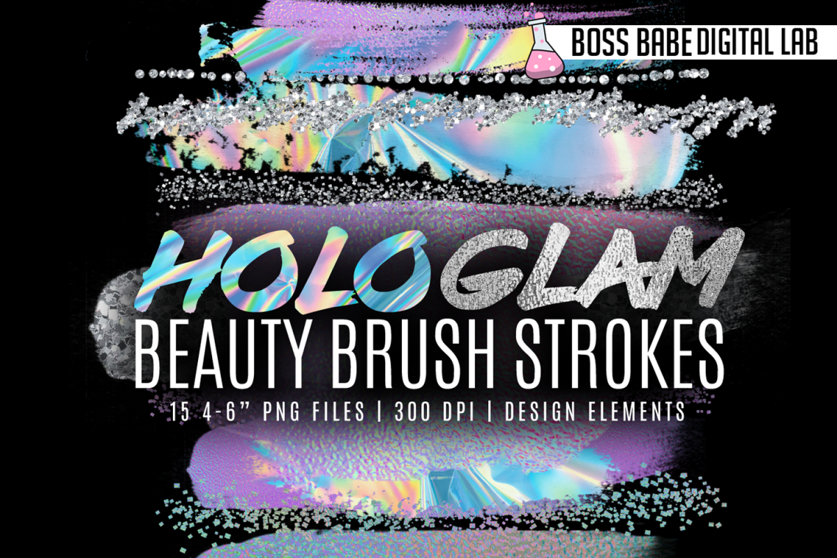 HoloGLAM Beauty Brush Strokes example image 1