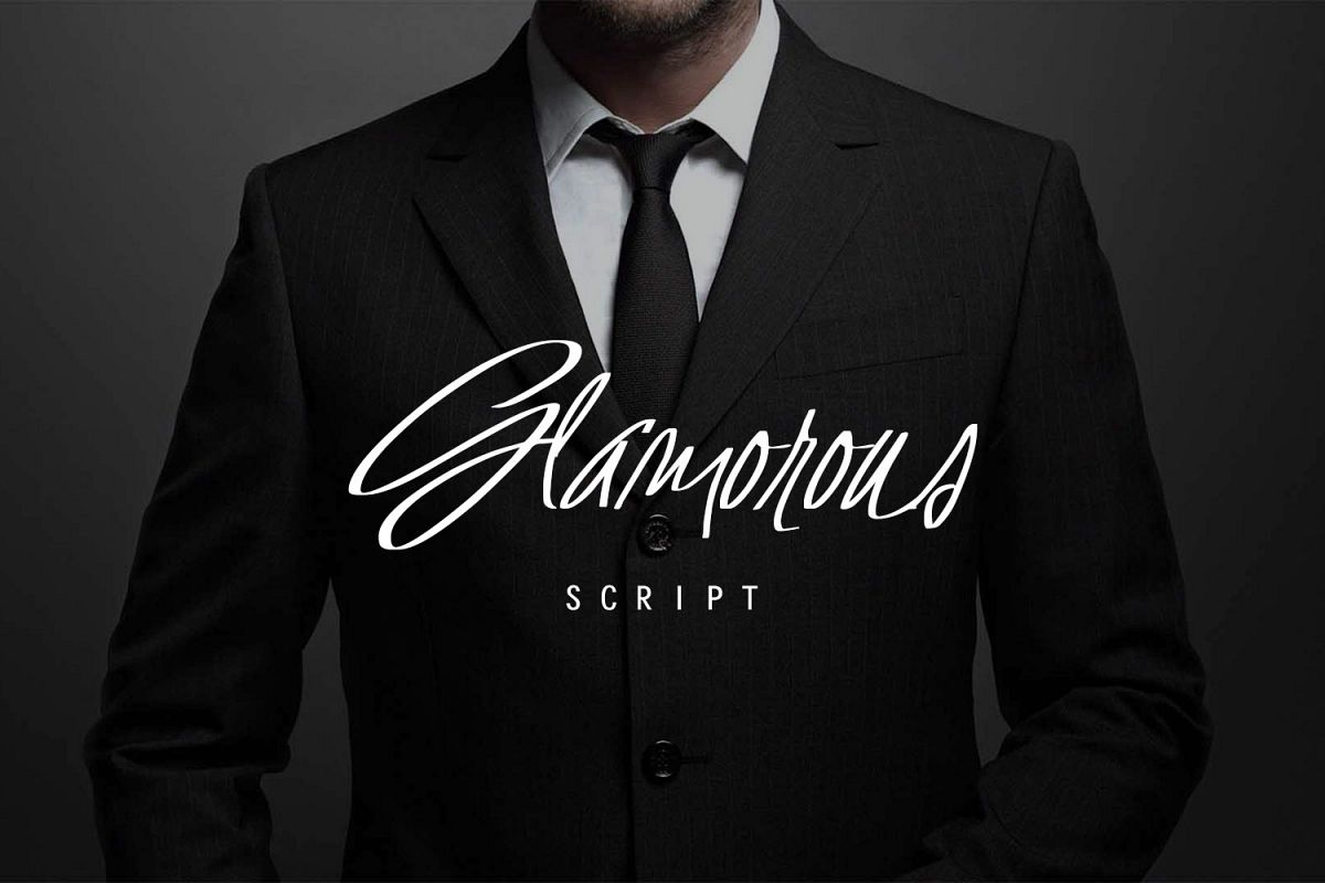 Glamorous Script example image 1