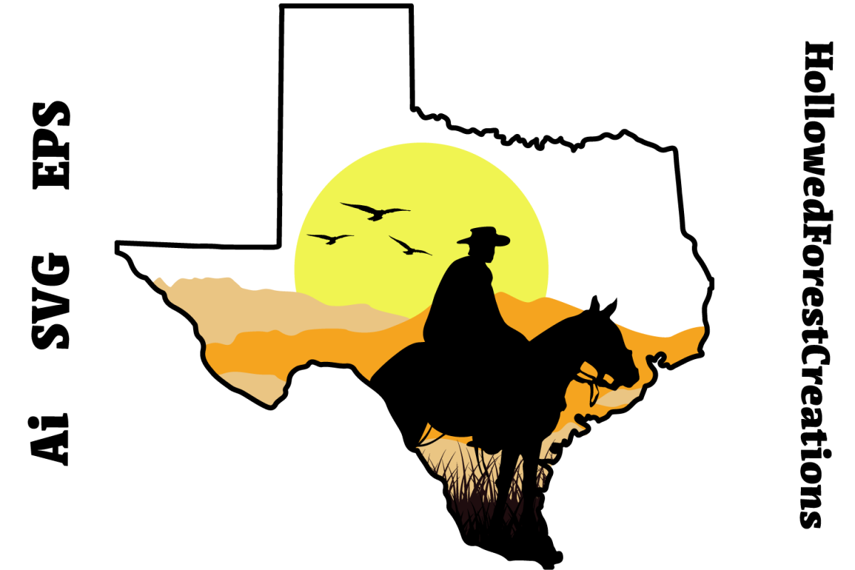 Texas Sunset Cowboy example image 1