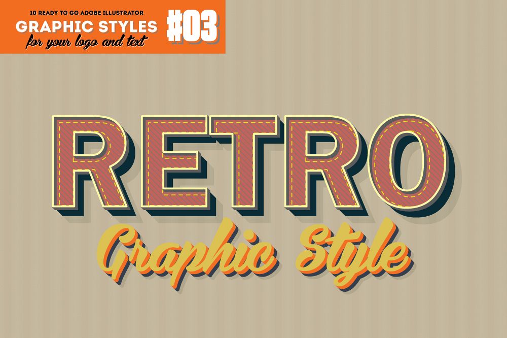 10 Retro Graphic Style for AI example image 1
