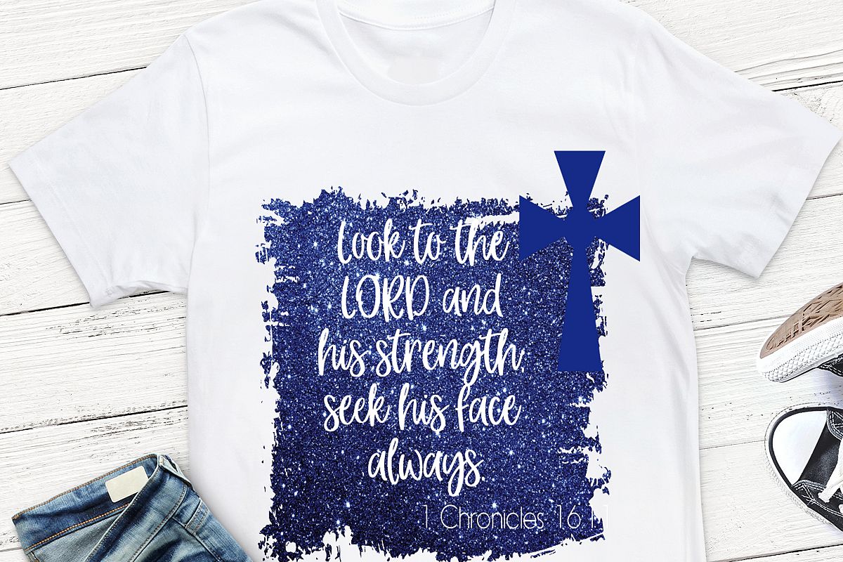 Bible Verse Sublimation Design, T-shirt Printable example image 1