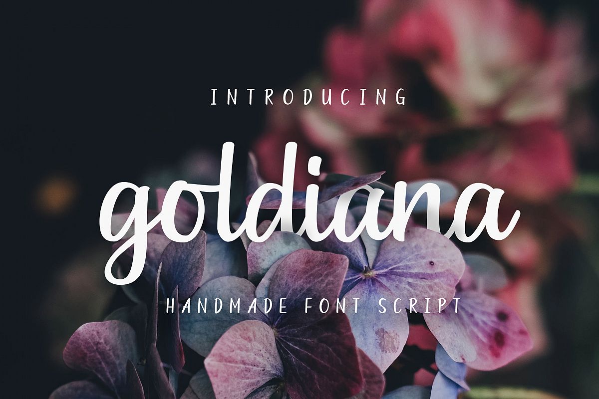 Goldiana - Font Script example image 1