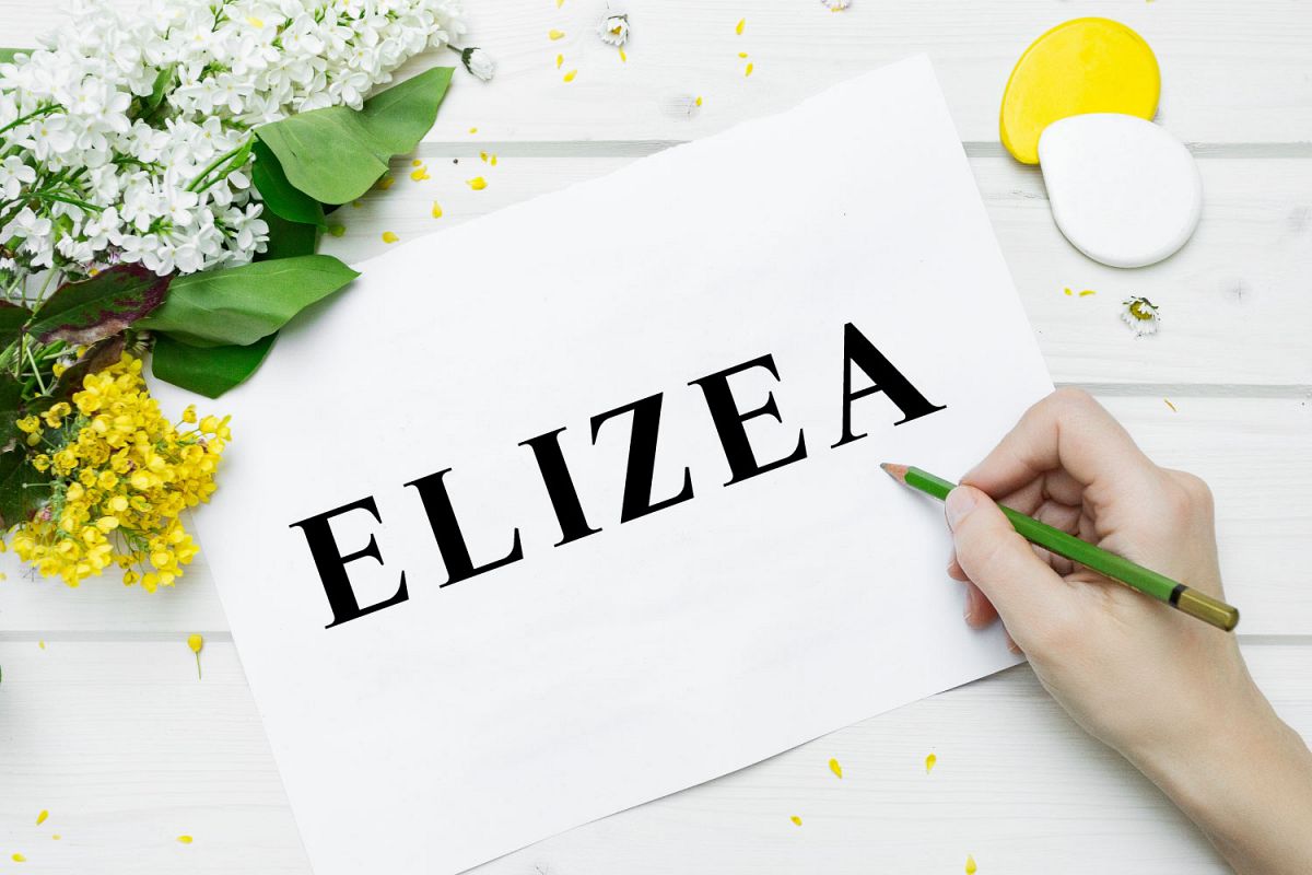 Elizea Font with 14 weights bundle example image 1