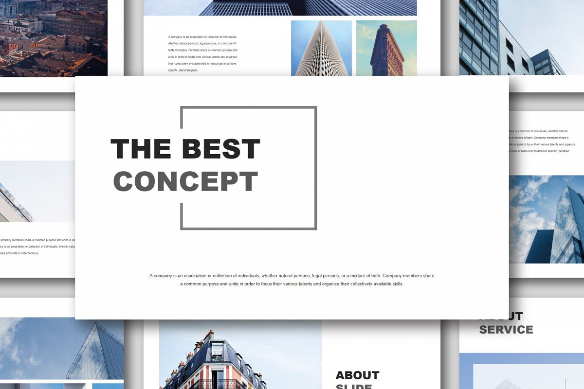 The Best Concept Business Keynote example image 1