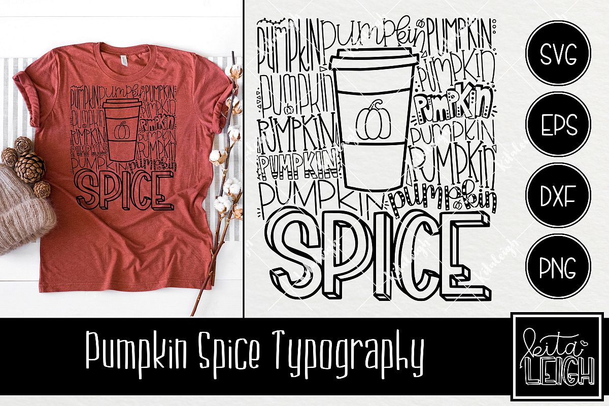 Pumpkin Spice Typography example image 1