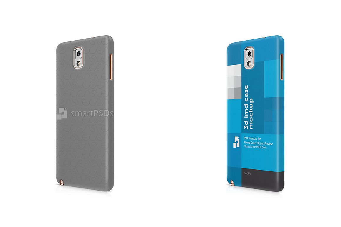 Samsung Galaxy Note 3 3d IMD Mobile Case Design Mockup 2013 example image 1