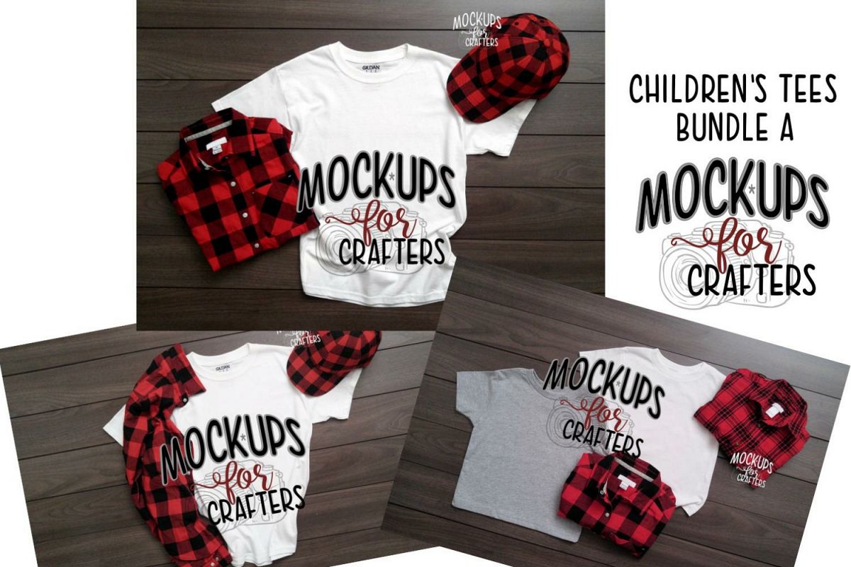 TShirts MOCK-UPS TRIO BUNDLE example image 1