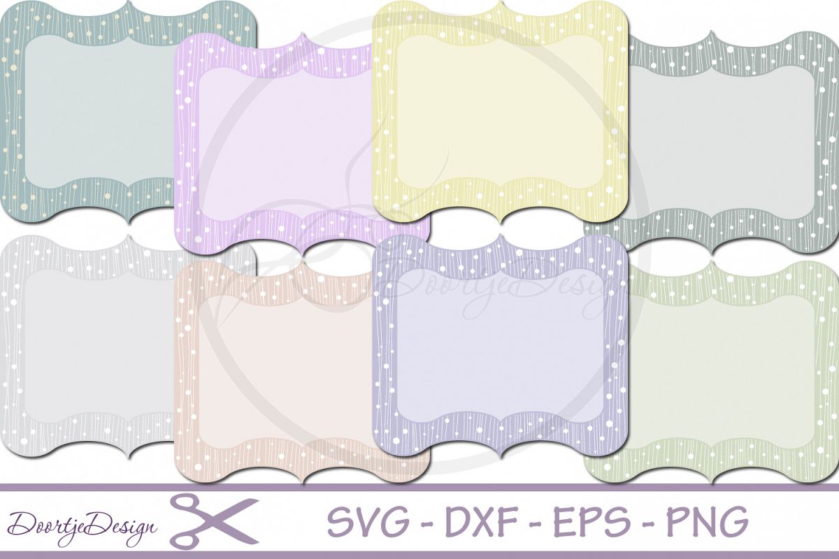 Digital Frames, Clipart dots stripes example image 1