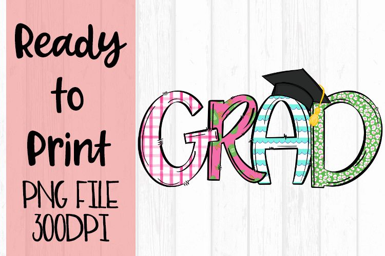 Grad with Cap Ready to Print example image 1