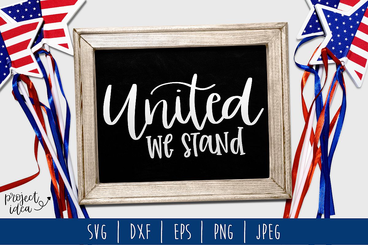 United We Stand SVG, DXF, EPS, PNG JPEG example image 1