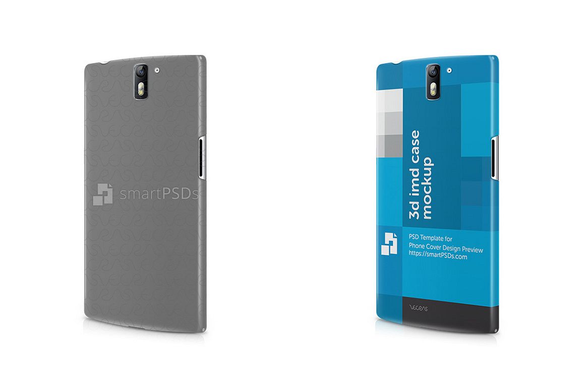 OnePlus One 3d IMD Mobile Case Design Mockup 2014 example image 1
