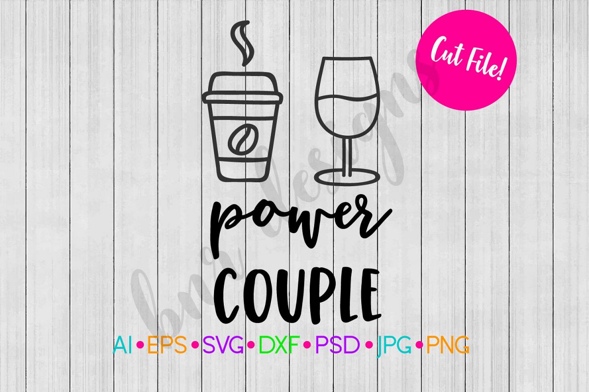 Coffee SVG, Wine SVG, SVG File example image 1