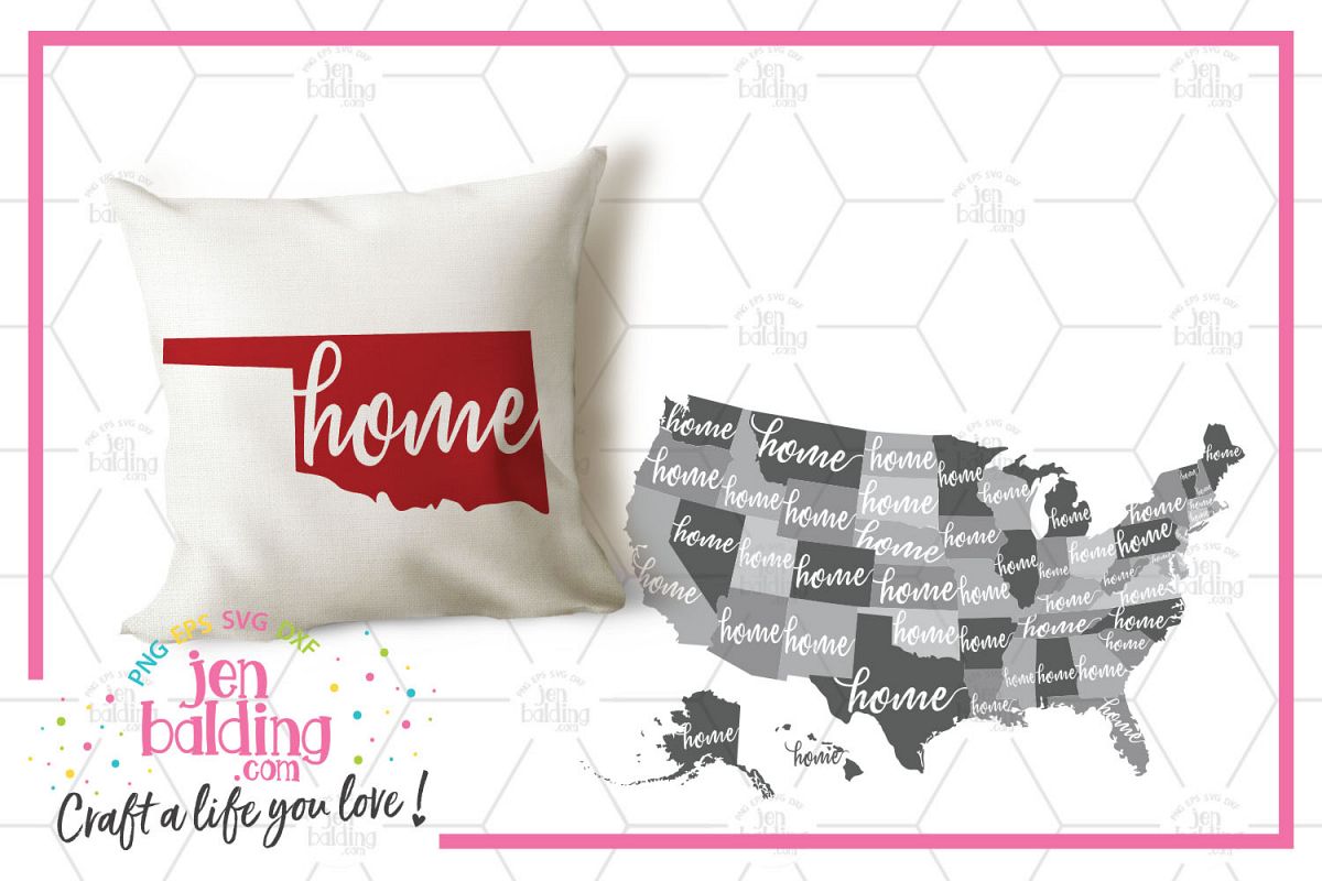 Home States SVG Collection example image 1