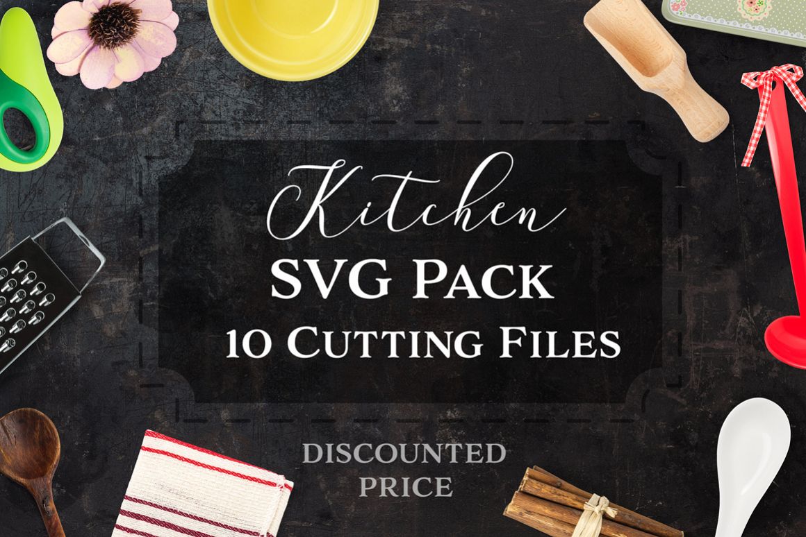 Kitchen SVG Cut Files Pack - Limited Promotion! example image 1