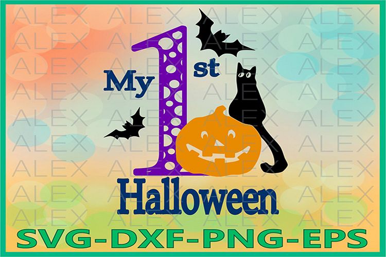 1st Halloween svg, Halloween Svg, Halloween png example image 1