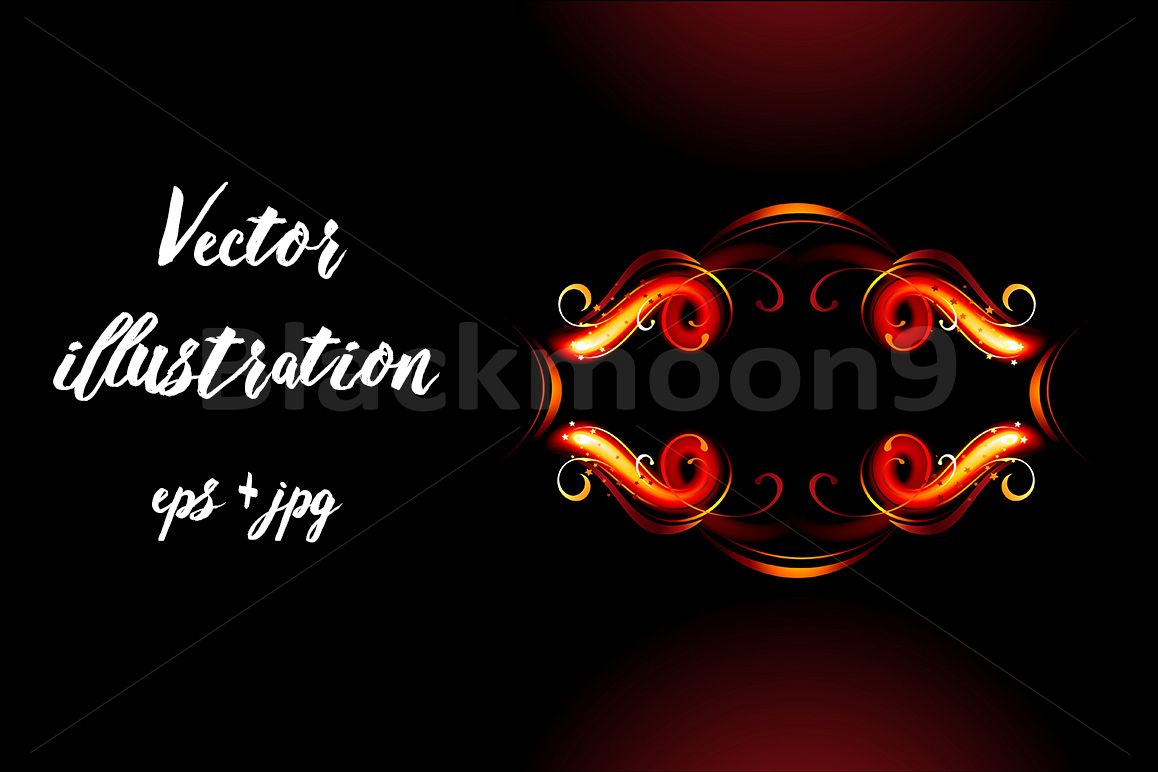 Fiery Label example image 1
