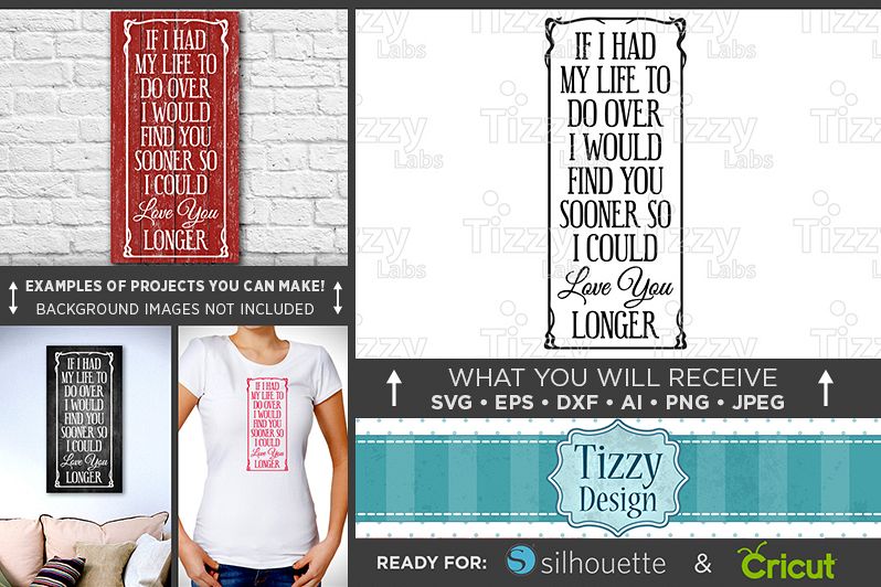 If I Had My Life To Do Over Again SVG - Valentines - 1513 example image 1