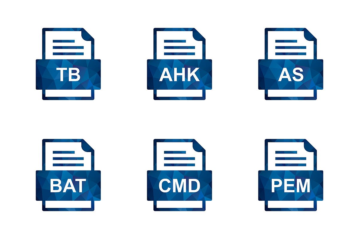 Set Of File Formats Icons example image 1